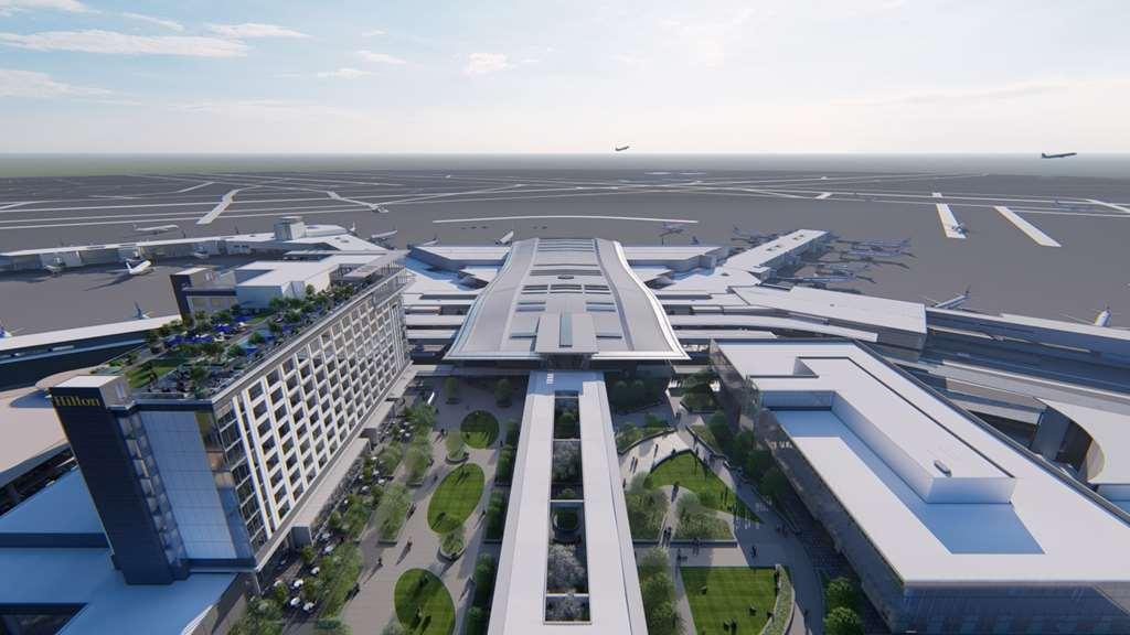Hilton Bna Nashville Airport Terminal Exterior foto