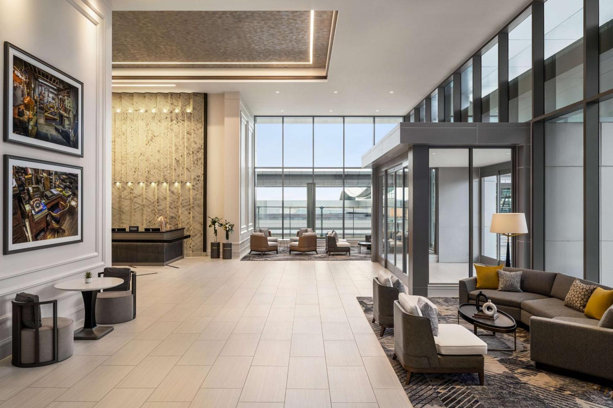 Hilton Bna Nashville Airport Terminal Exterior foto